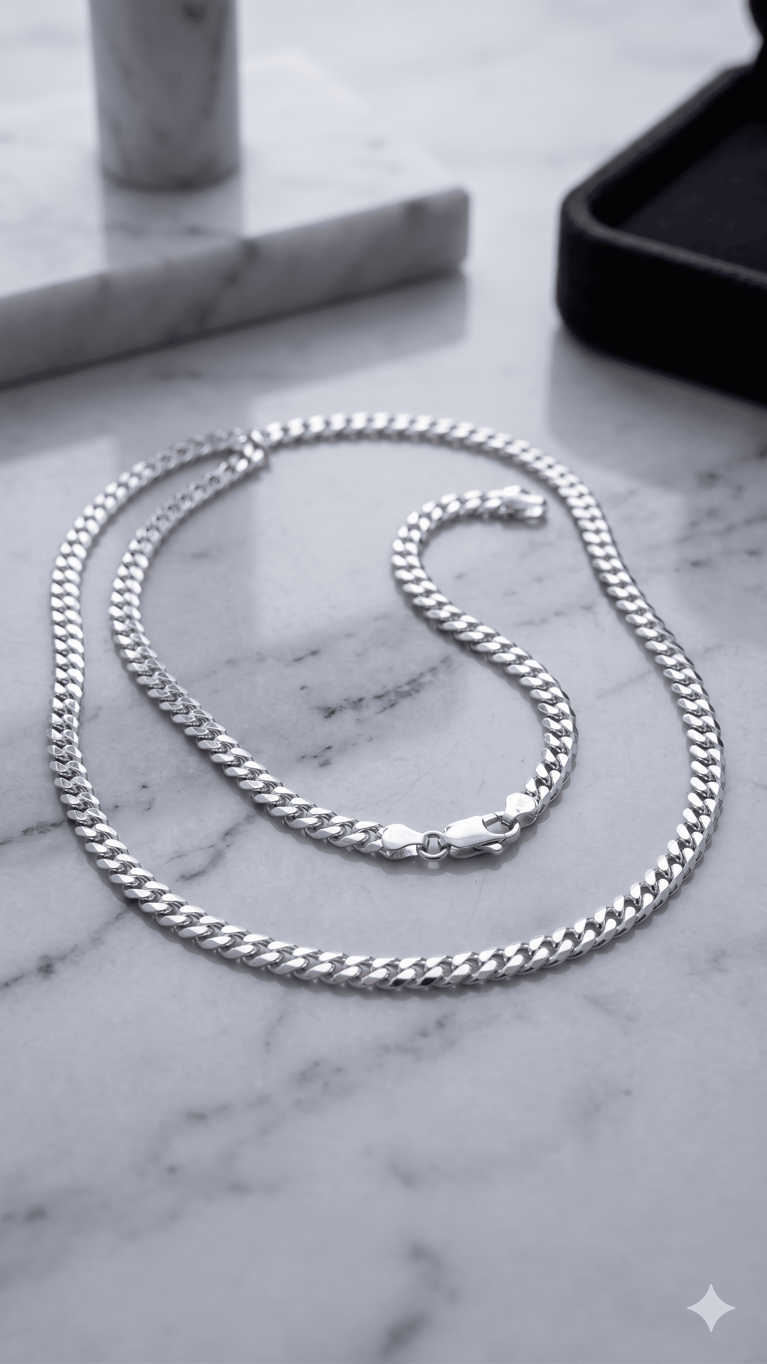 Sterling Silver Cuban Link Chain