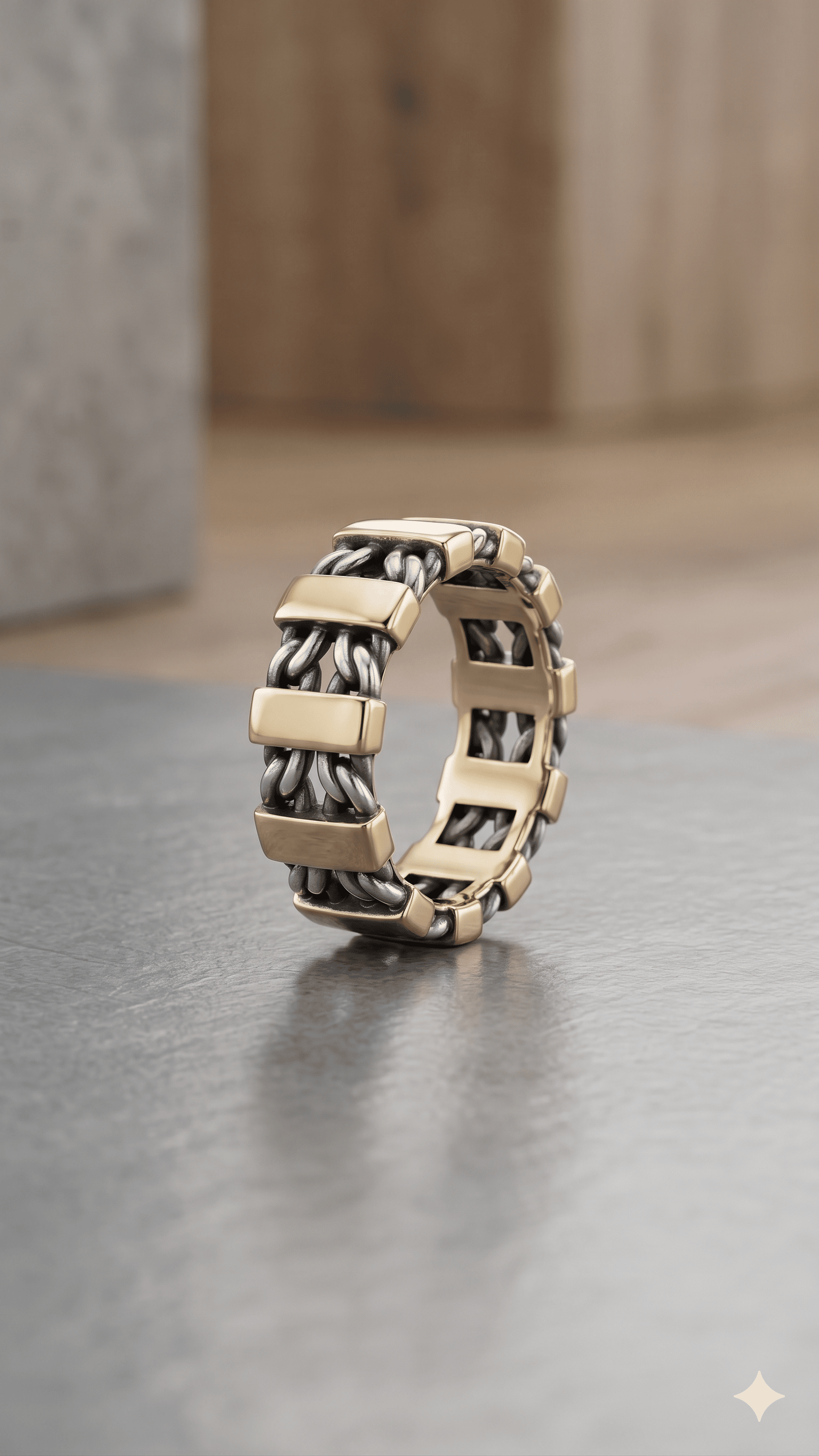 Two-Tone Industrial Link Band