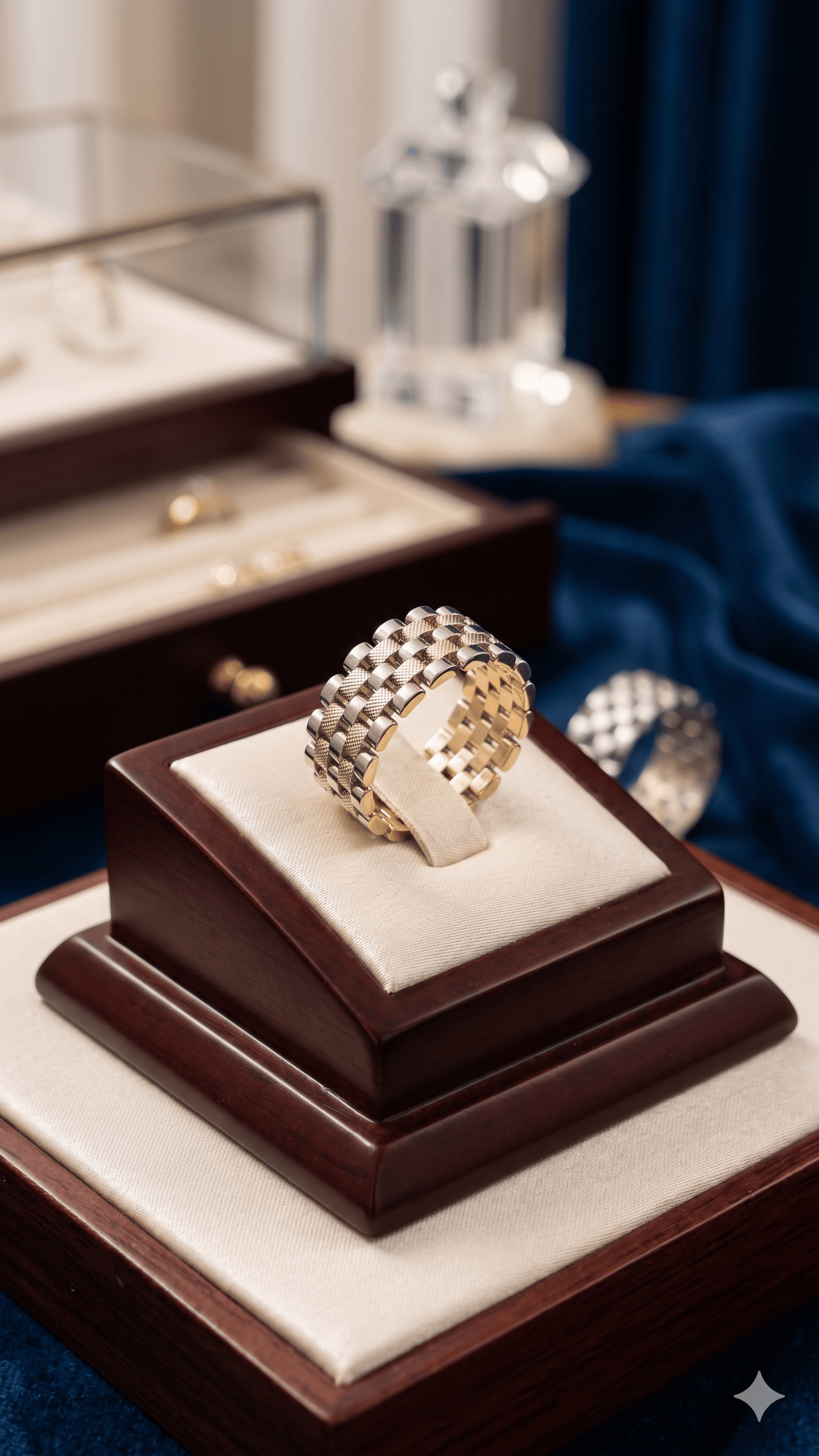 Luxe Jubilee-Style Two-Tone Band