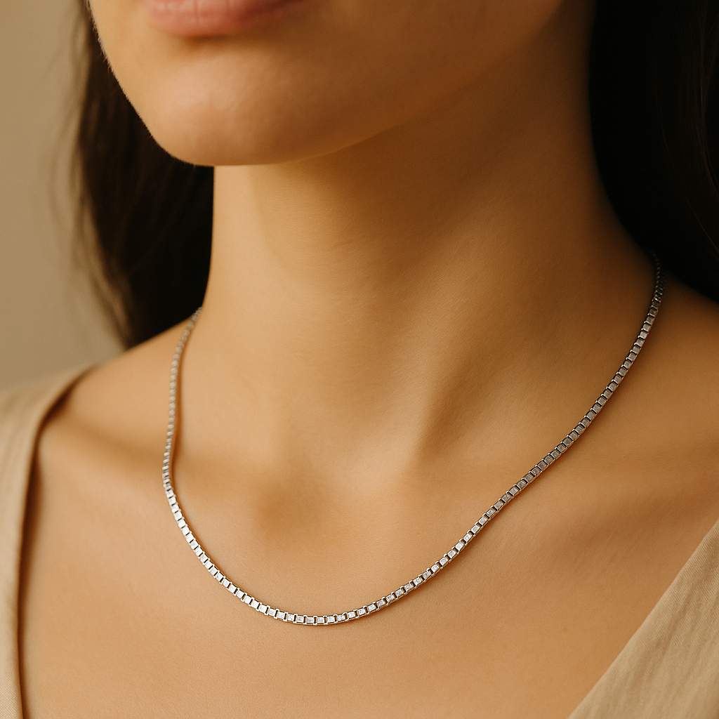 Silver Edgy Cool Chain