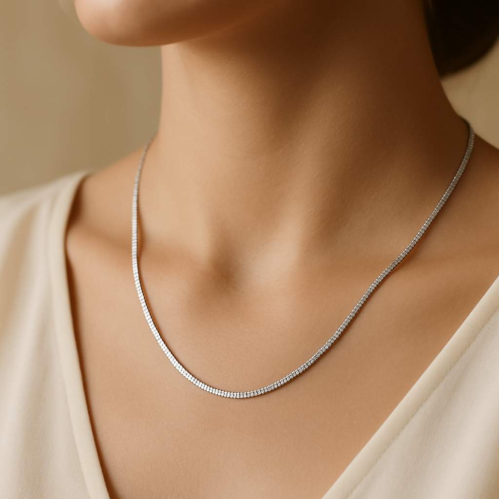 Silver Foxtail Chain