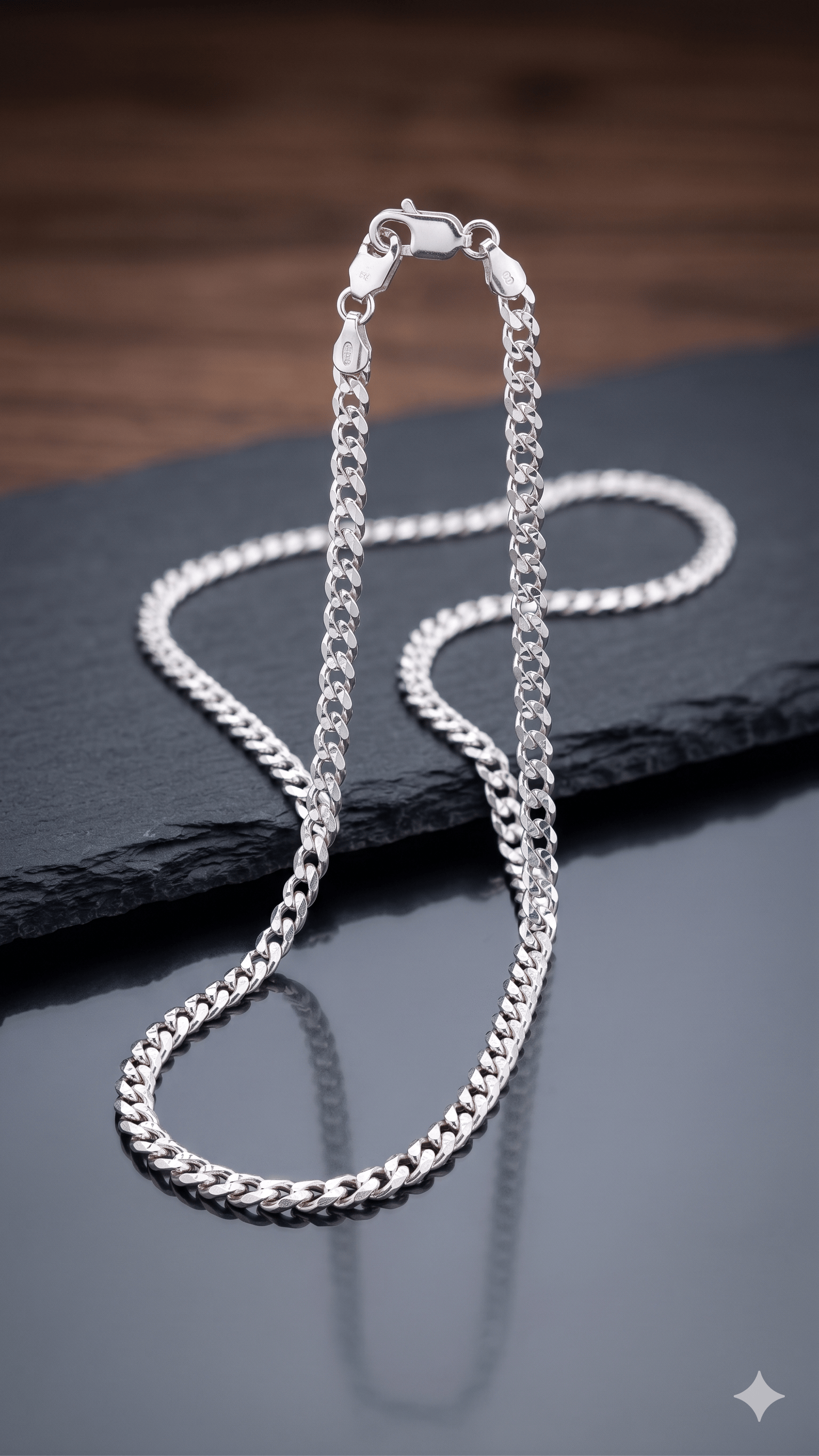 Sterling Silver Cuban Link Chain - Image 2