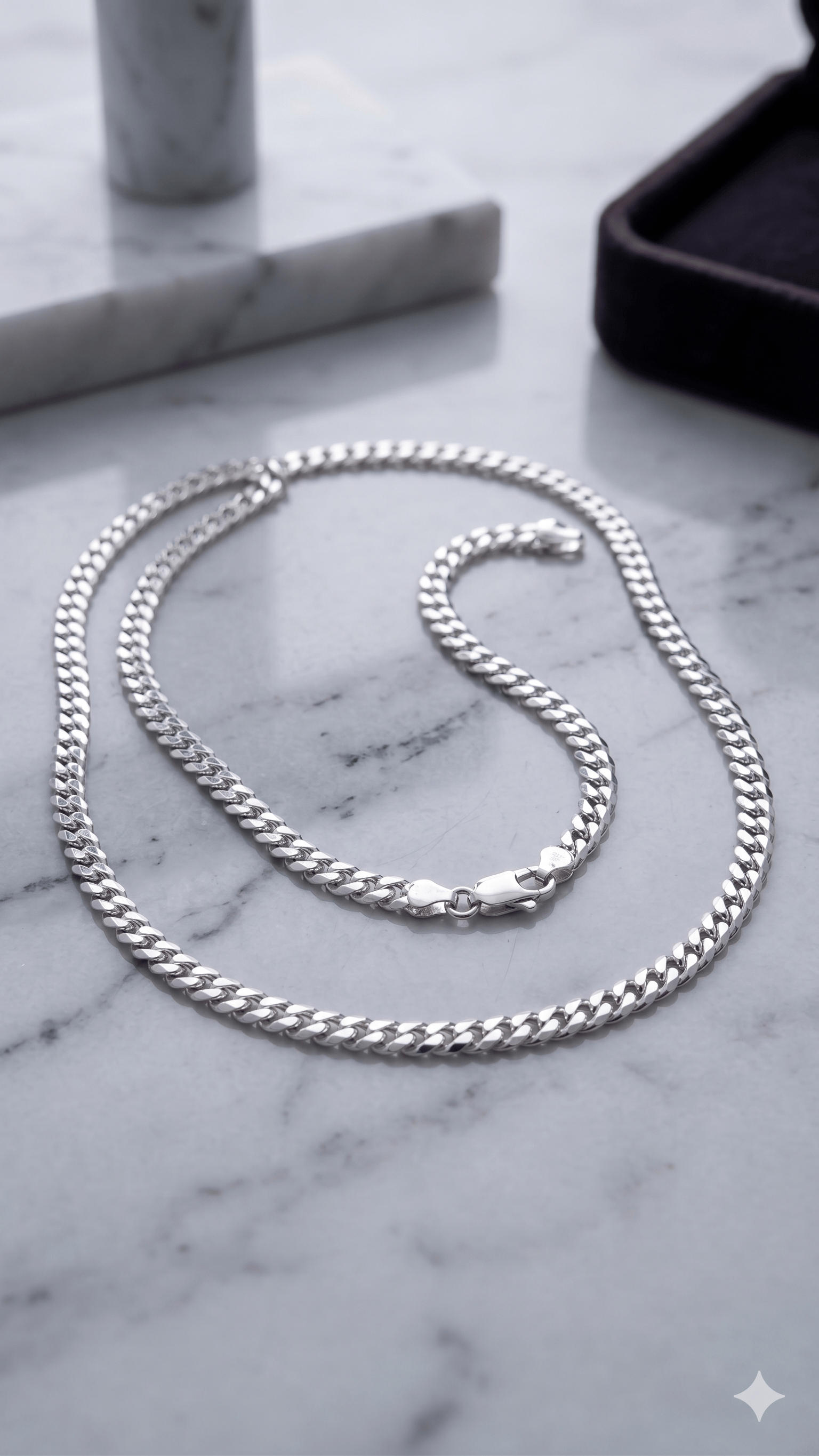 Sterling Silver Cuban Link Chain