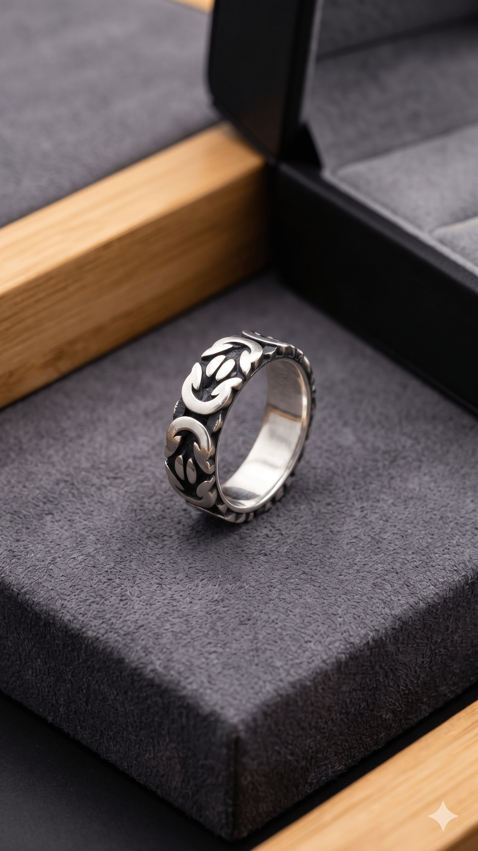 Silver Celtic Knot Band Ring
