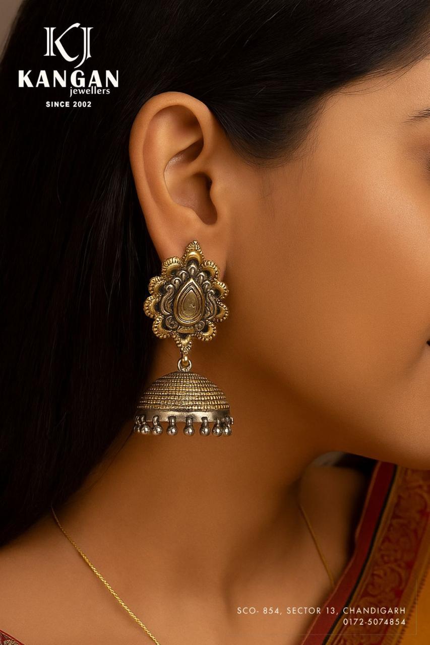 Traditional Silver Earrings
