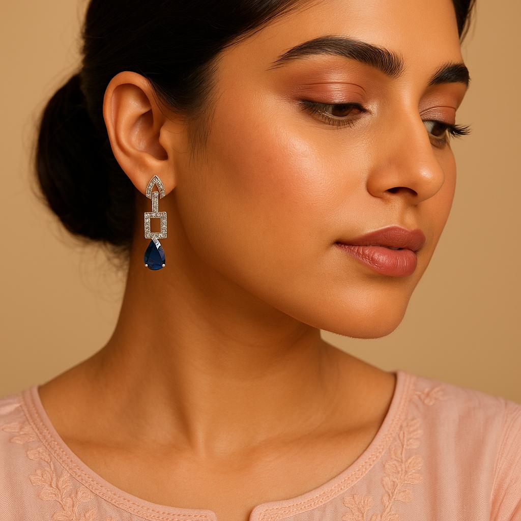 Silver Zarkan Earrings