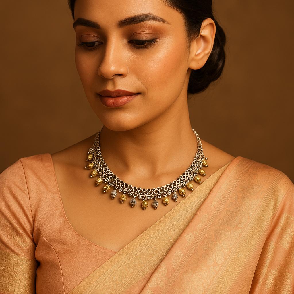 Two-Tone Boho Necklace