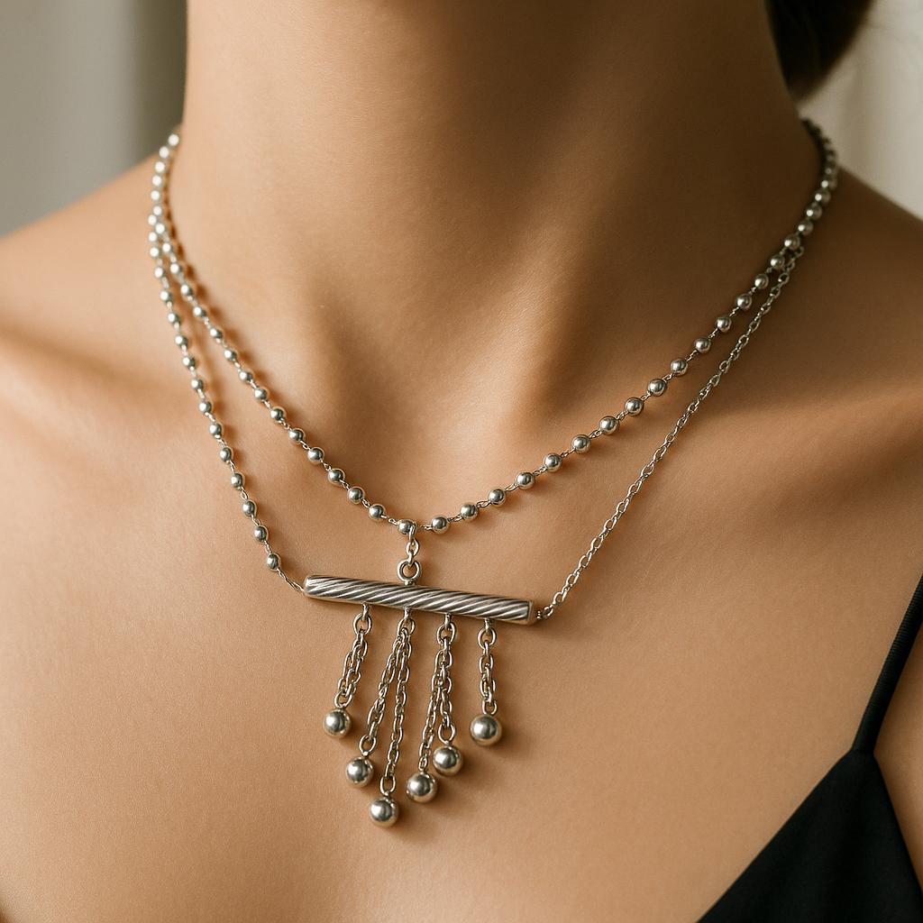 Silver Medha Necklace