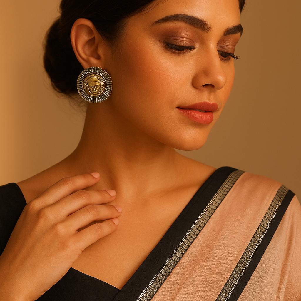 Two-Tone Boho Earring