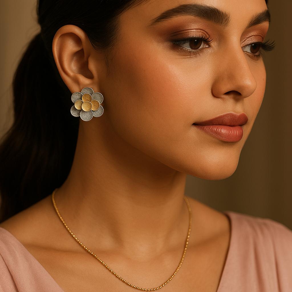 Two-Tone Boho Earrings