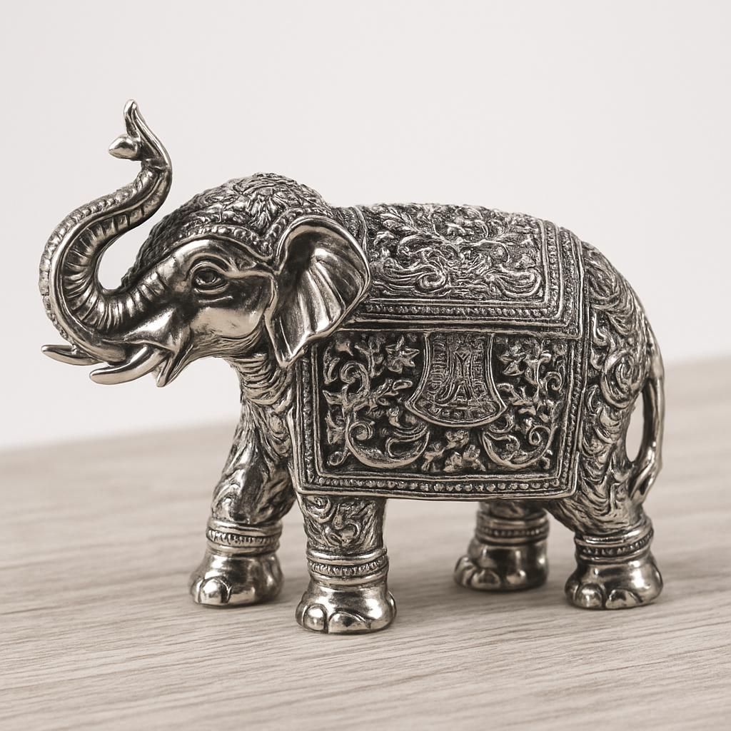 Pure Silver Elephant Figurine