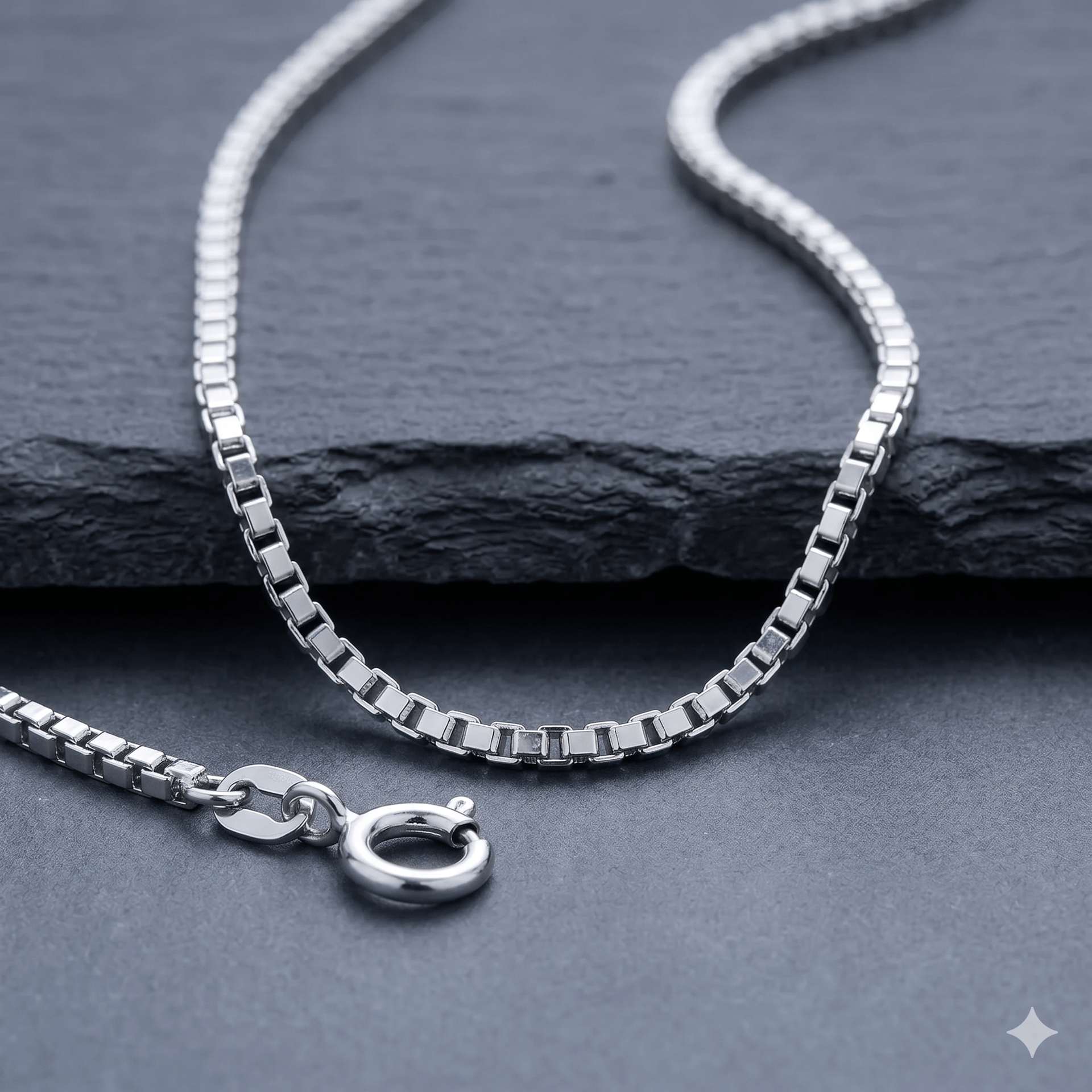 Silver Edgy Cool Chain - Image 2