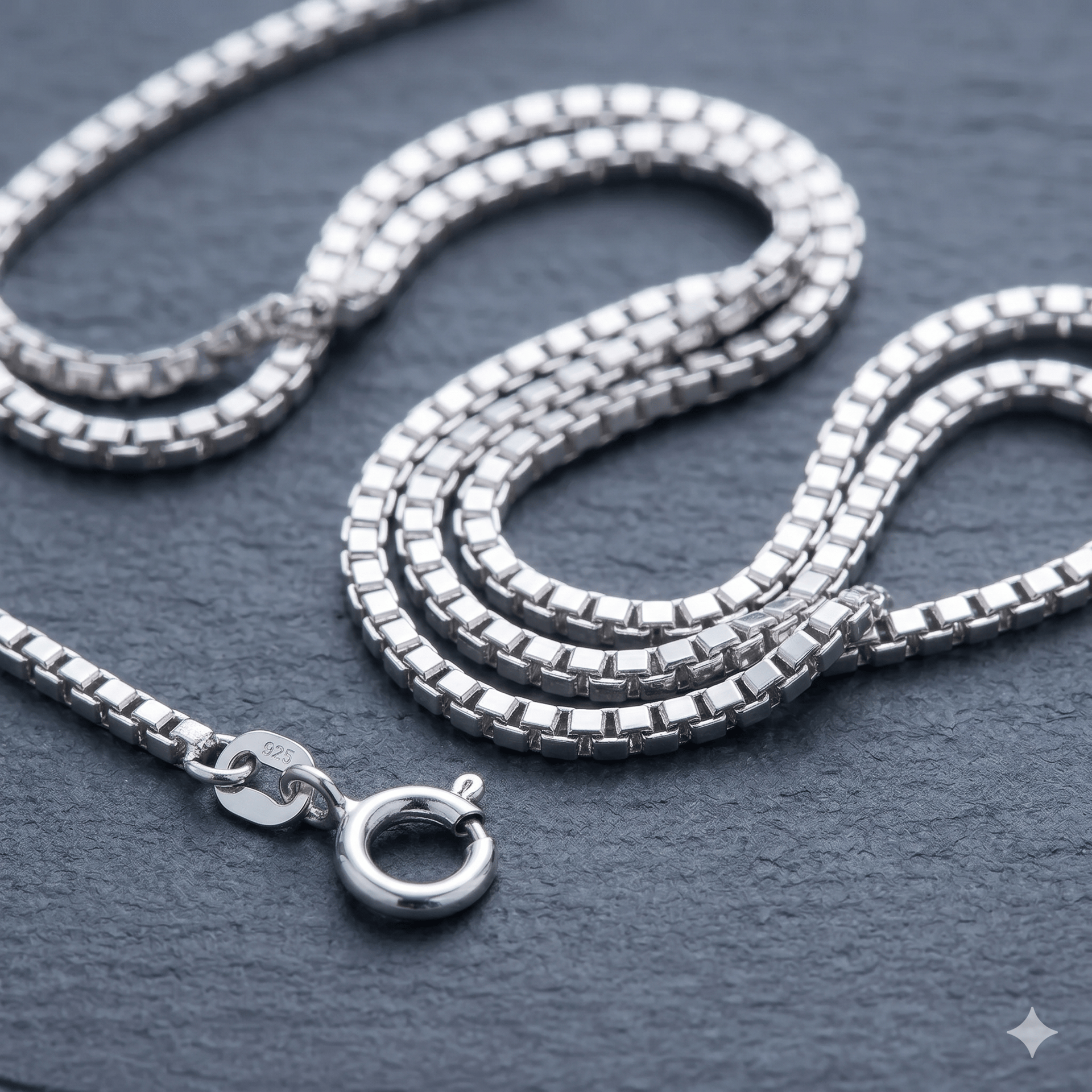 Silver Edgy Cool Chain - Image 3