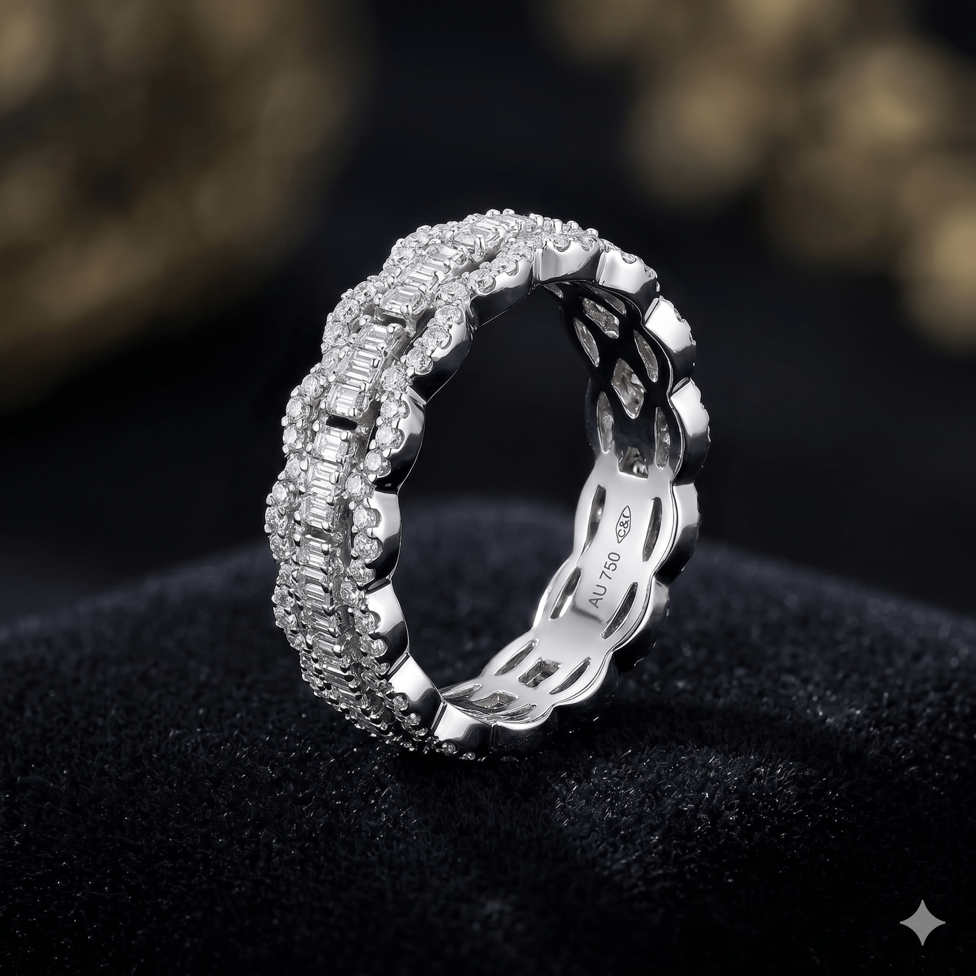 Silver Elegant Zarkan Ring - Image 3