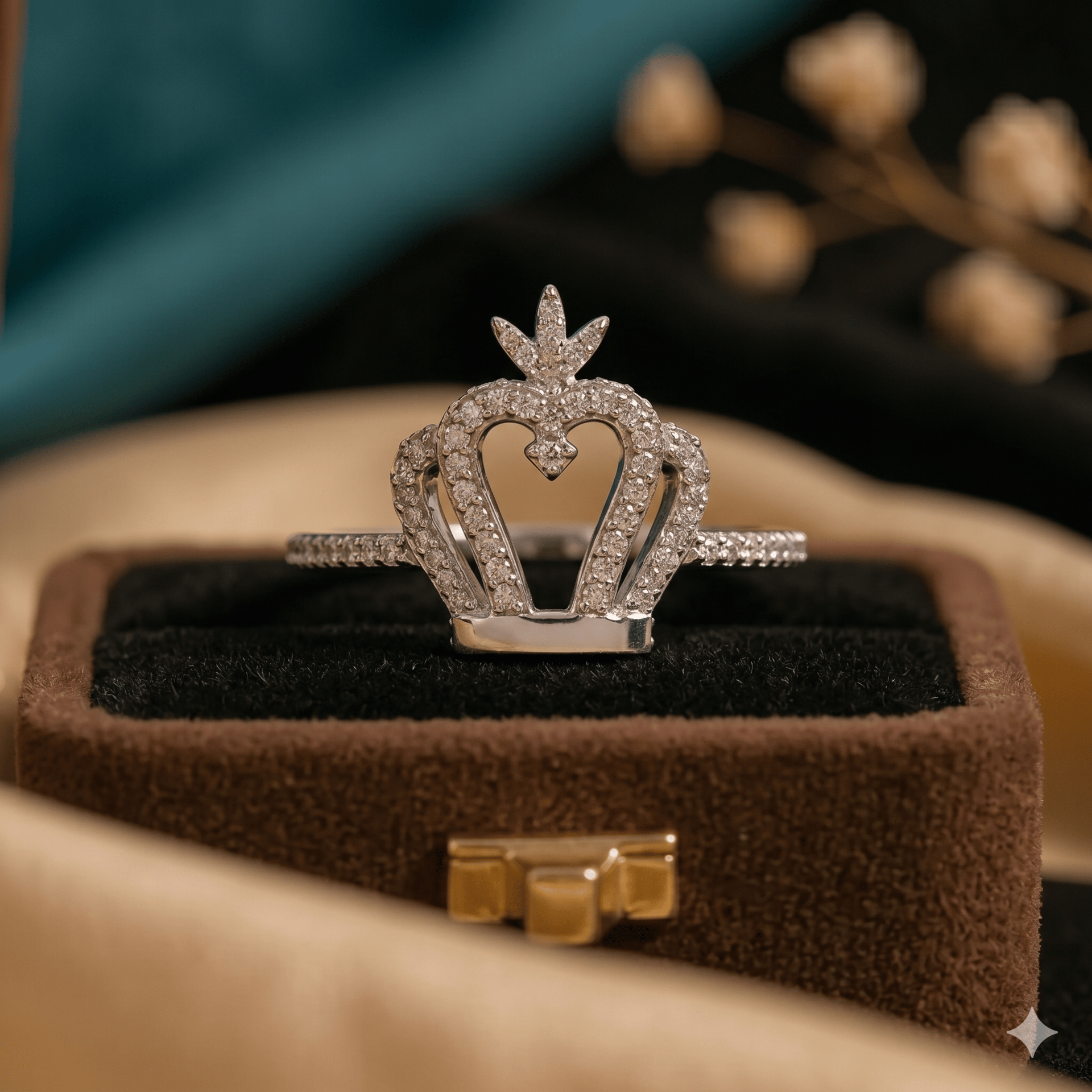 Silver Royal Crown Ring - Image 2