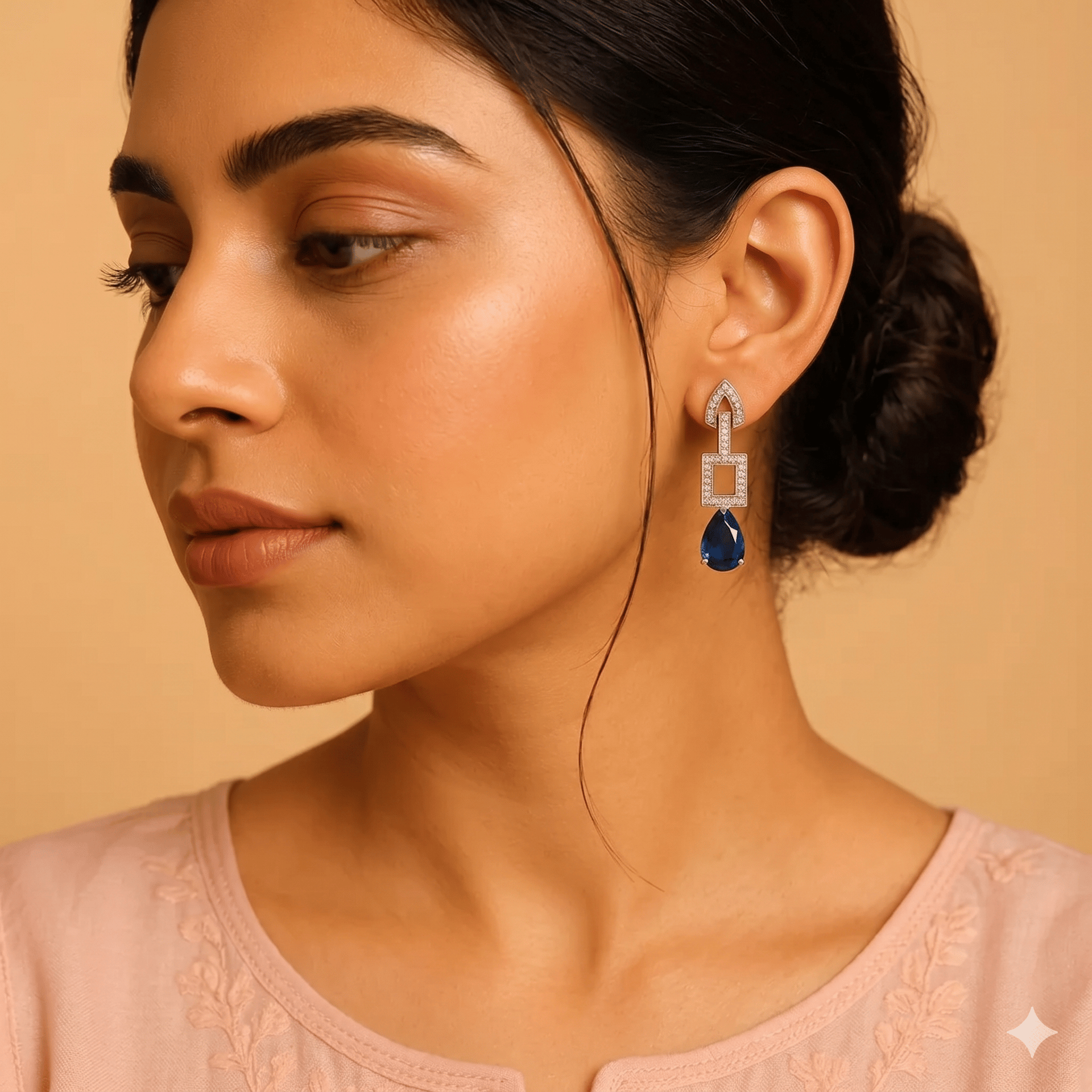 Silver Zarkan Earrings - Image 2