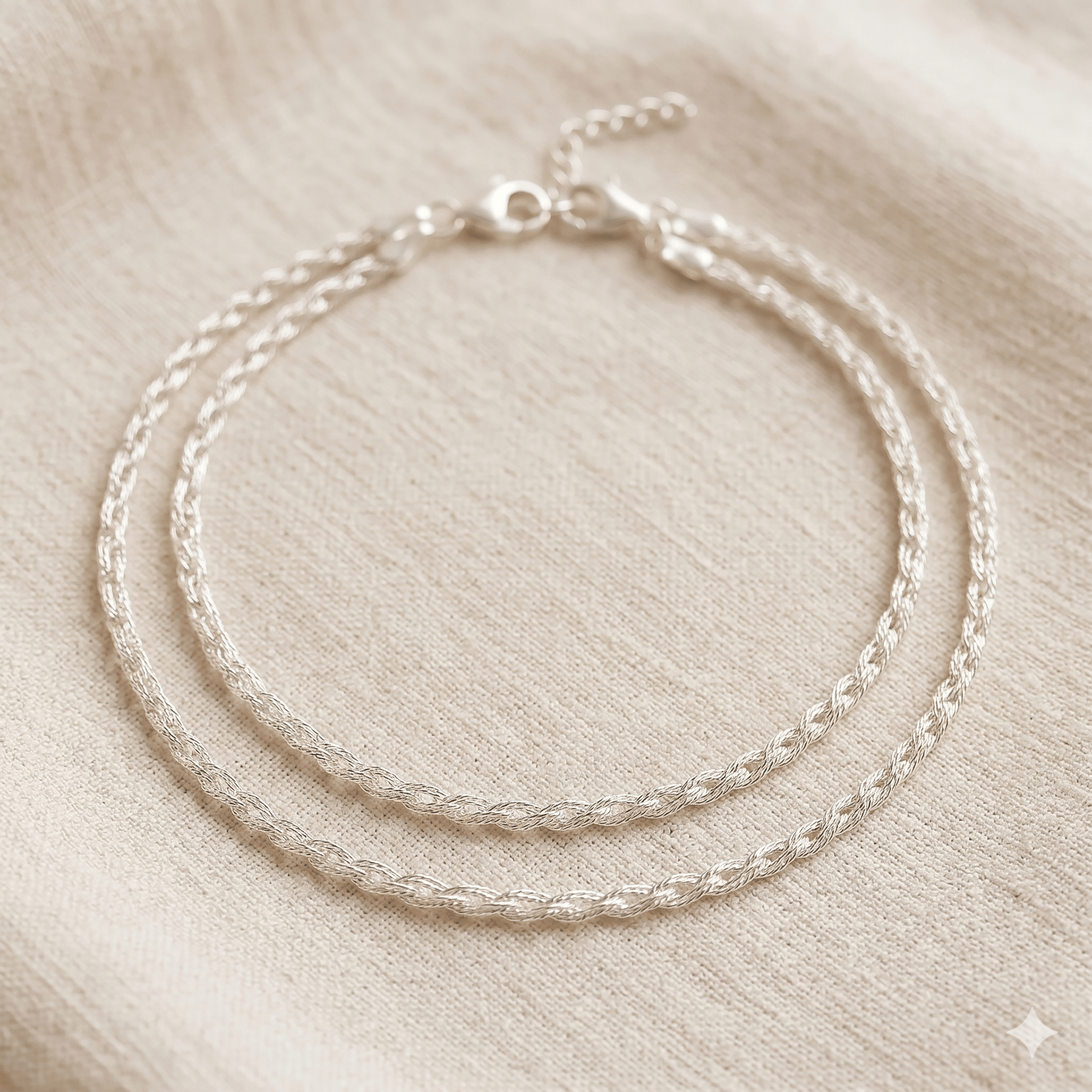 Two-Tone Boho Anklet - Image 2